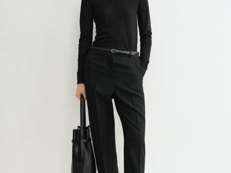 Fine turtleneck black on Sale