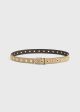 Eyelet belt caramel For Cheap