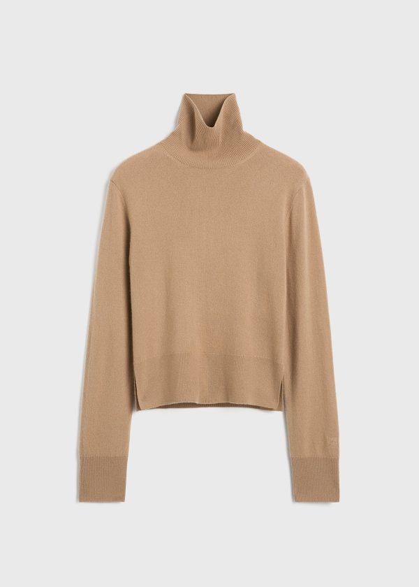 Cropped turtleneck camel Supply