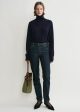 Cropped turtleneck navy Fashion