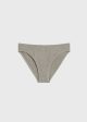 Smocked mid-rise bikini bottoms dove Online