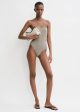 Smocked swimsuit dove Fashion