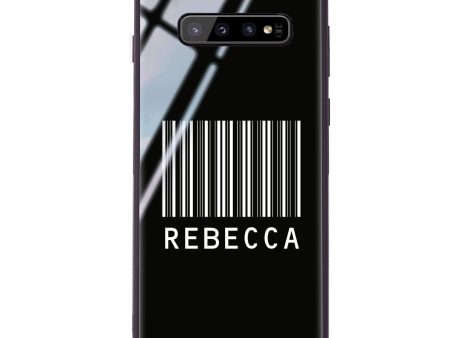 Barcode Samsung S10 Glass Case For Sale