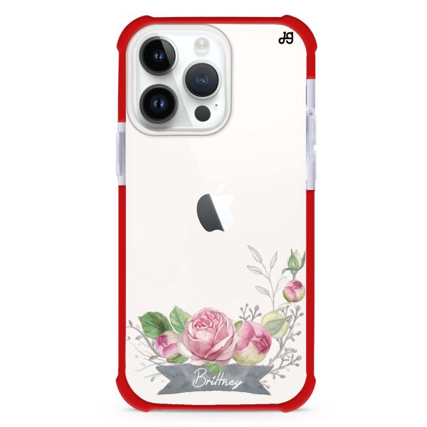 Ribbon & Floral iPhone 12 Pro Ultra Shockproof Case Online Sale