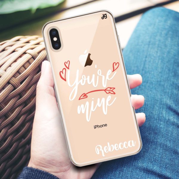 You are mine II iPhone XS Ultra Clear Case For Cheap