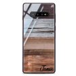 Wood Grain Varigegated Samsung S10 Plus Glass Case For Cheap