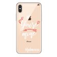 You are mine II iPhone XS Ultra Clear Case For Cheap