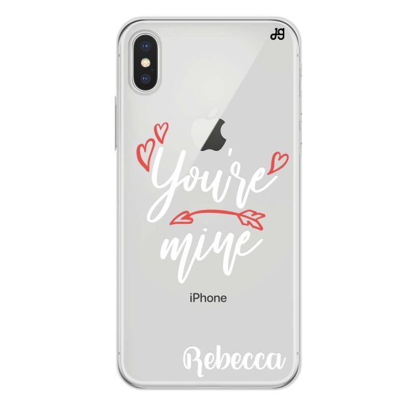 You are mine II iPhone XS Ultra Clear Case For Cheap