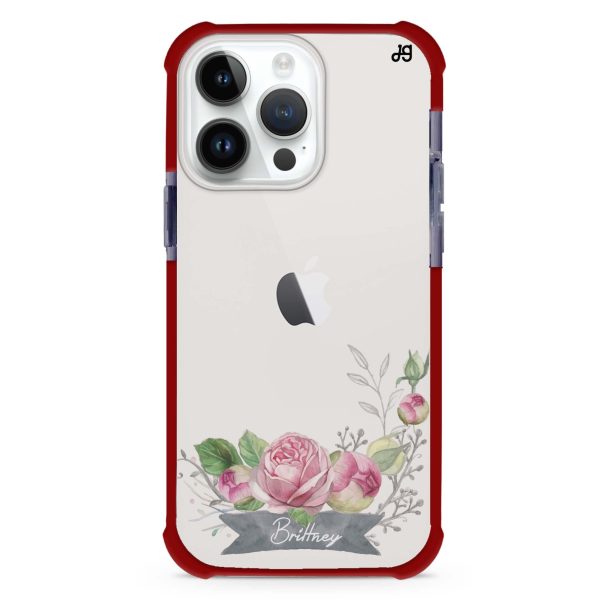 Ribbon & Floral iPhone 12 Pro Ultra Shockproof Case Online Sale