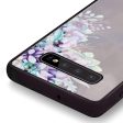 Purple Floral Samsung S10 Glass Case Online now