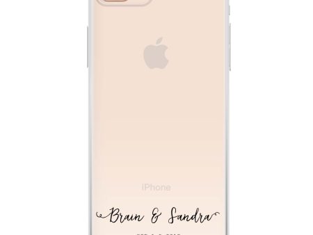 You & Me & Our Date iPhone 8 Plus Ultra Clear Case Fashion