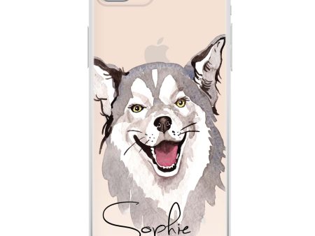 Border Collie iPhone 8 Ultra Clear Case For Discount