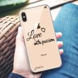 Always be true love with passion II iPhone XS Max Ultra Clear Case For Cheap