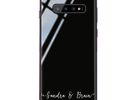 You & Me & Our Date Samsung S10 Glass Case Online Sale