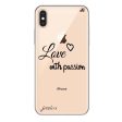 Always be true love with passion II iPhone XS Max Ultra Clear Case For Cheap