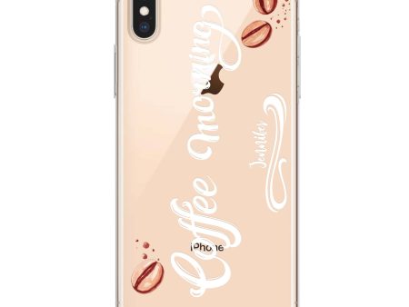 Coffee & Me iPhone XS Max Ultra Clear Case Online Sale