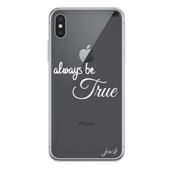 Always be true love with passion II iPhone XS Max Ultra Clear Case For Cheap