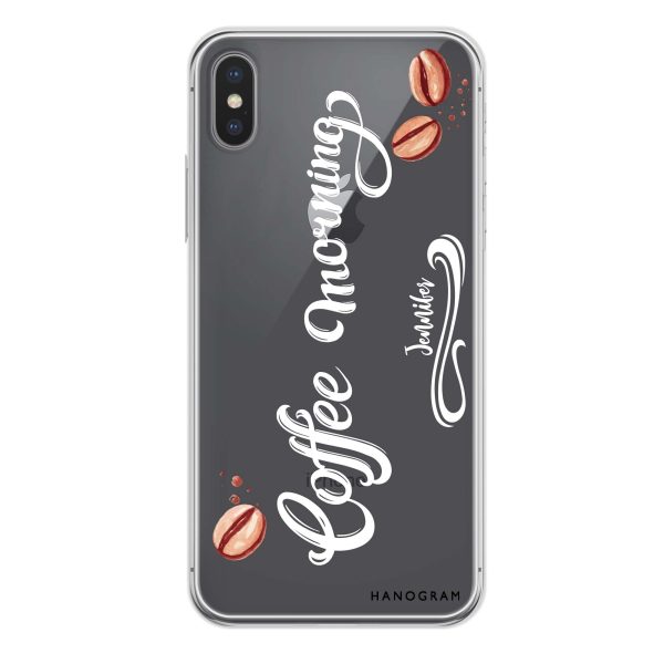 Coffee & Me iPhone XS Max Ultra Clear Case Online Sale