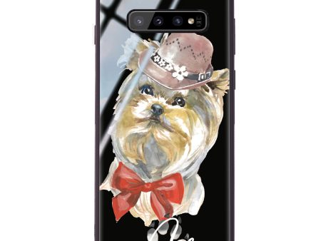 Yorkshire Terrier Samsung S10 Glass Case Online Sale