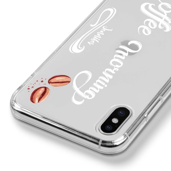 Coffee & Me iPhone XS Max Ultra Clear Case Online Sale