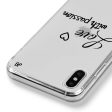 Always be true love with passion II iPhone XS Max Ultra Clear Case For Cheap