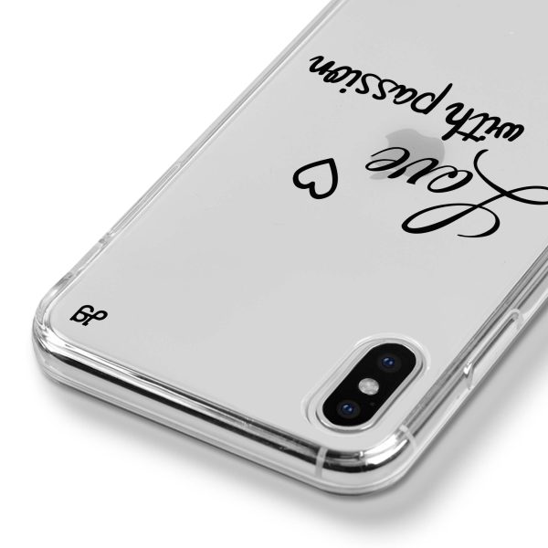 Always be true love with passion II iPhone XS Max Ultra Clear Case For Cheap