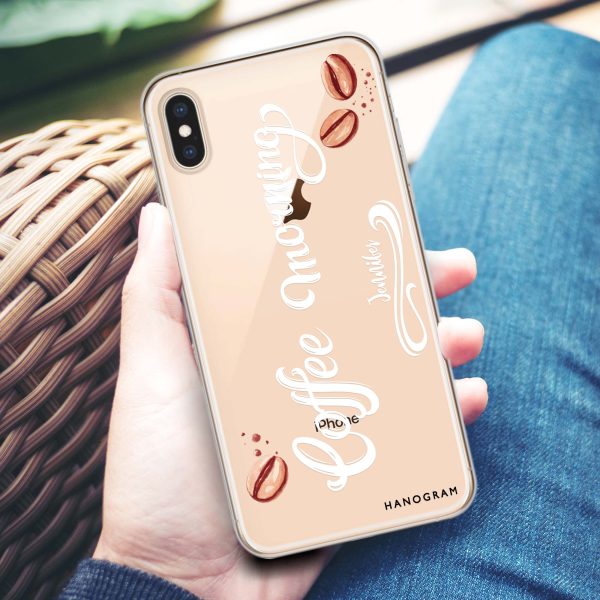 Coffee & Me iPhone XS Max Ultra Clear Case Online Sale