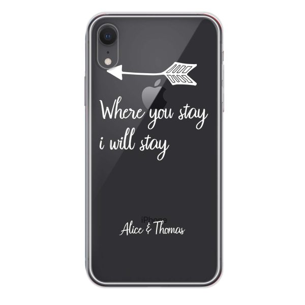 Always love together iPhone XR Ultra Clear Case For Sale