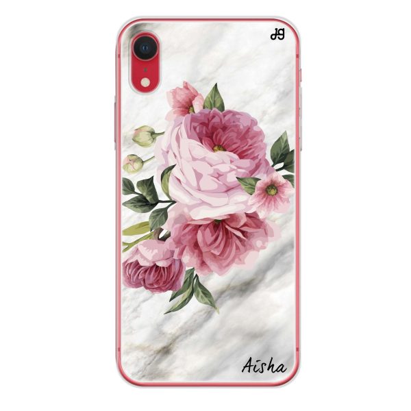 Floral & Marble iPhone XR Ultra Clear Case Supply