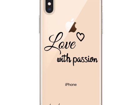 Always be true love with passion II iPhone XS Ultra Clear Case For Cheap