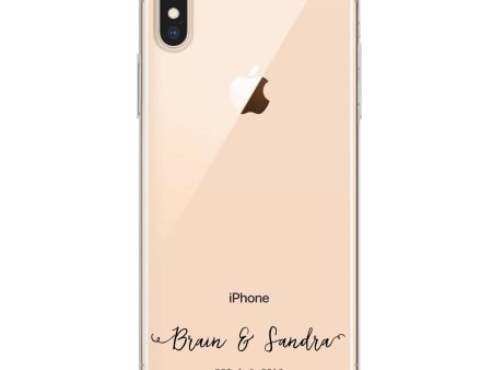 You & Me & Our Date iPhone XS Ultra Clear Case Fashion