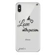 Always be true love with passion II iPhone XS Max Ultra Clear Case For Cheap