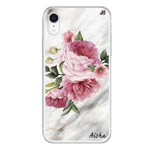 Floral & Marble iPhone XR Ultra Clear Case Supply