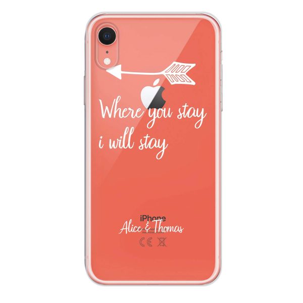 Always love together iPhone XR Ultra Clear Case For Sale