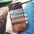 Wood Grain Varigegated iPhone 7 Glass Case Fashion