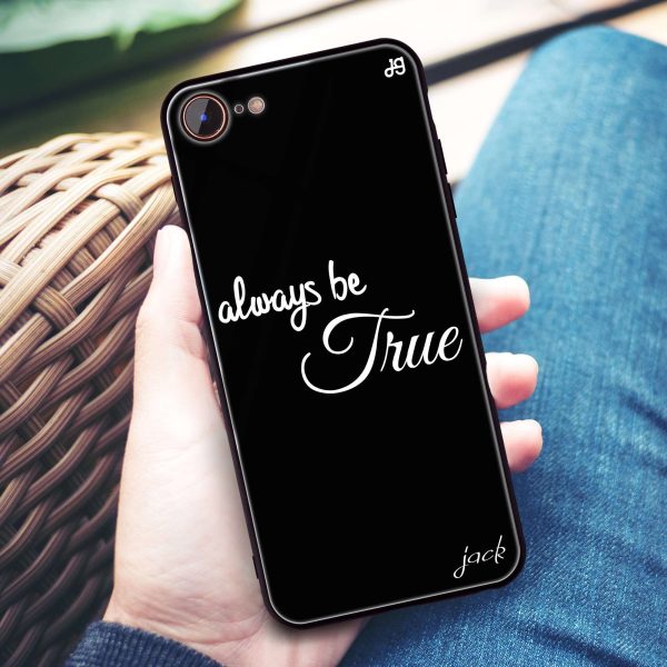 Always be true love with passion II iPhone 7 Glass Case For Sale